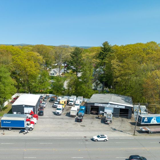 Where can I park my semi trailer Massachusetts