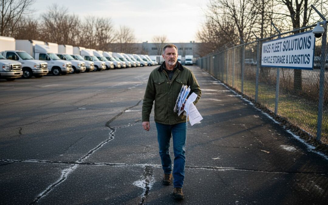 Commercial Vehicle Storage Options for Massachusetts Fleets