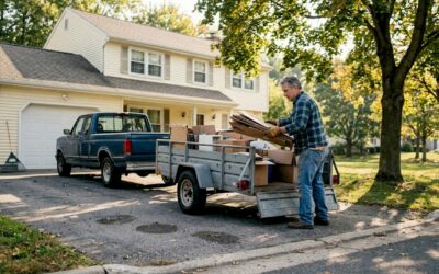 Residential trailer use for storage and moving in MA